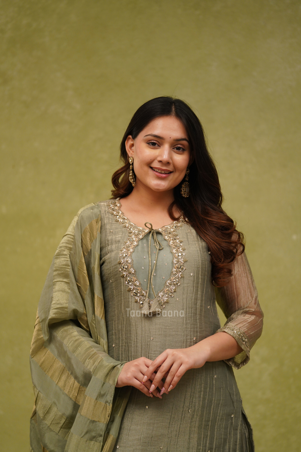 Dupatta Plazo Set