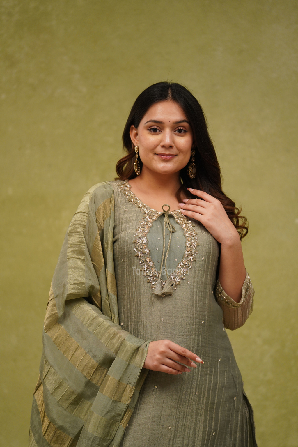 Dupatta Plazo Set