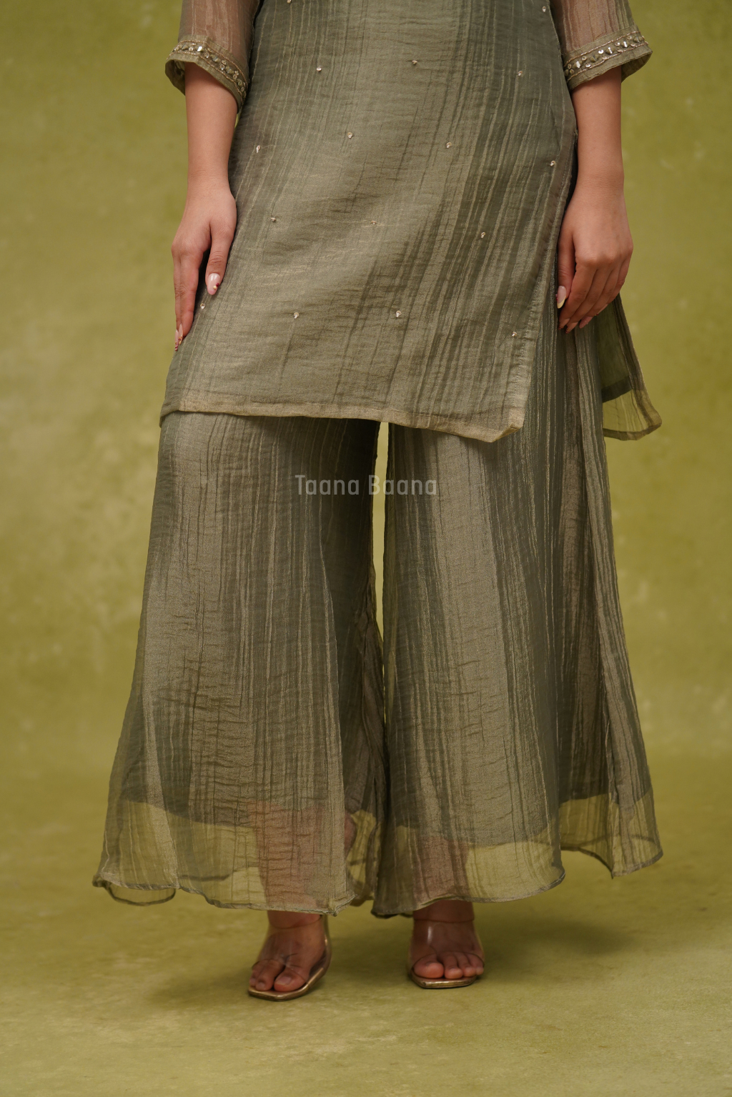 Dupatta Plazo Set