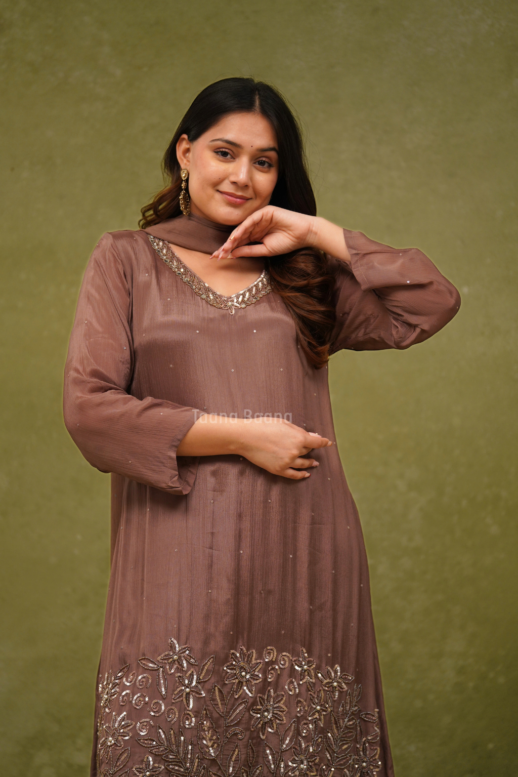 Dupatta Plazo Set