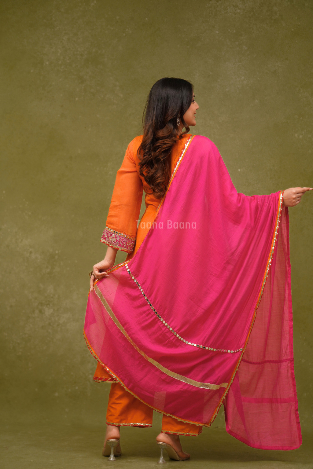 Anarkali Dupatta Set