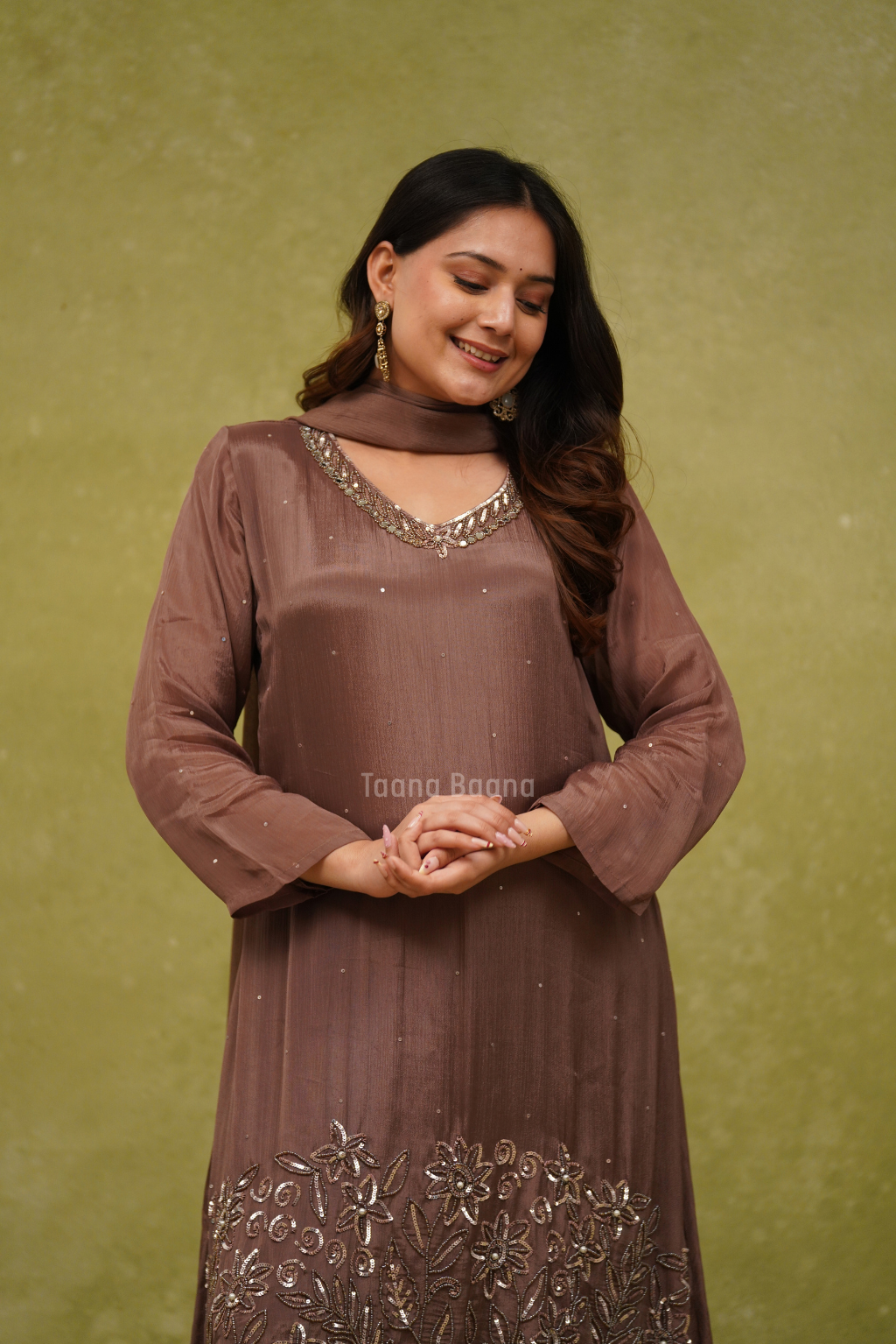 Dupatta Plazo Set