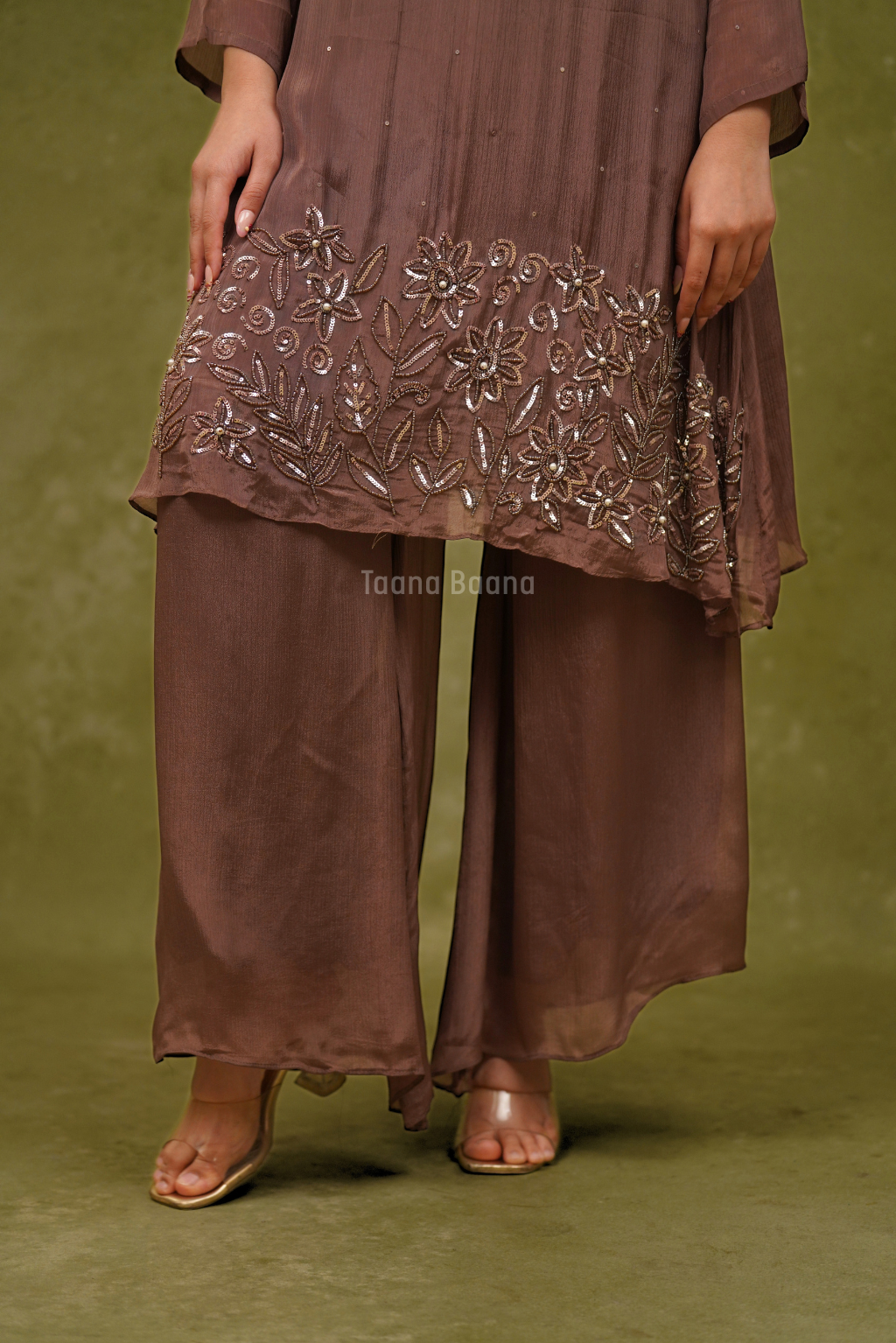 Dupatta Plazo Set