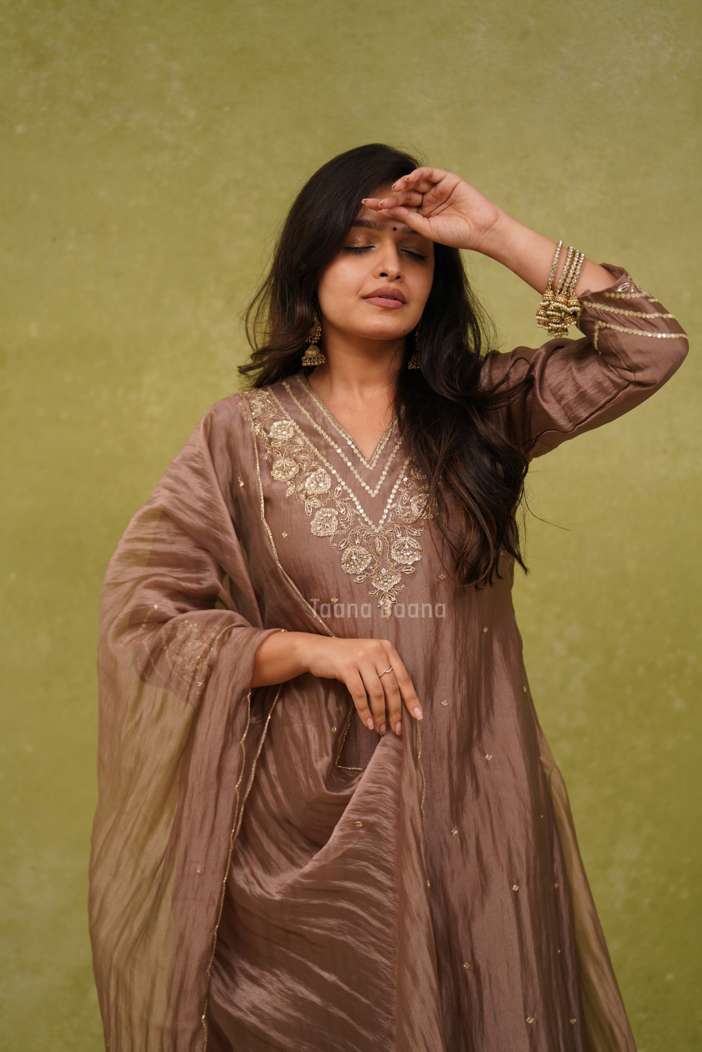 Anarkali Dupatta Set