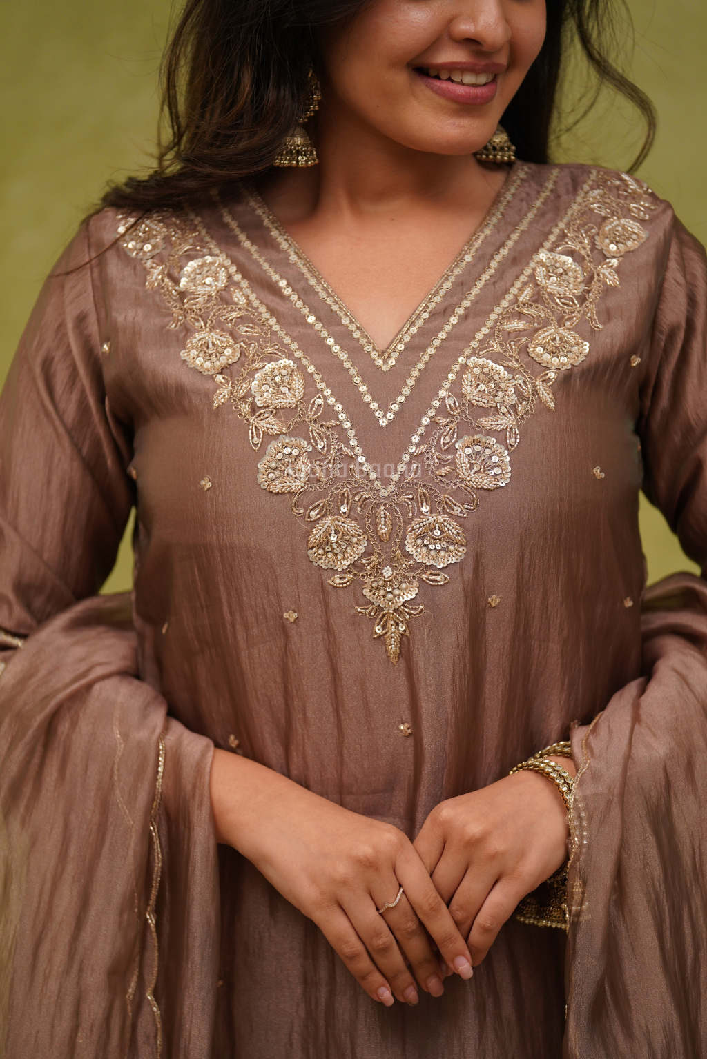 Anarkali Dupatta Set