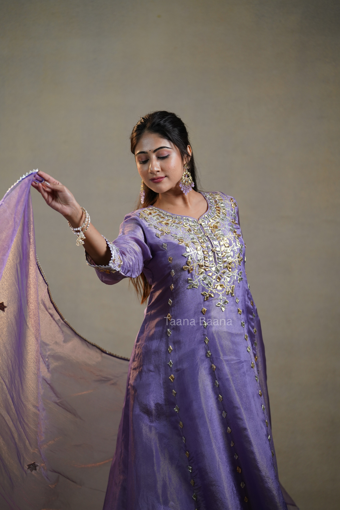 Anarkali Dupatta Set
