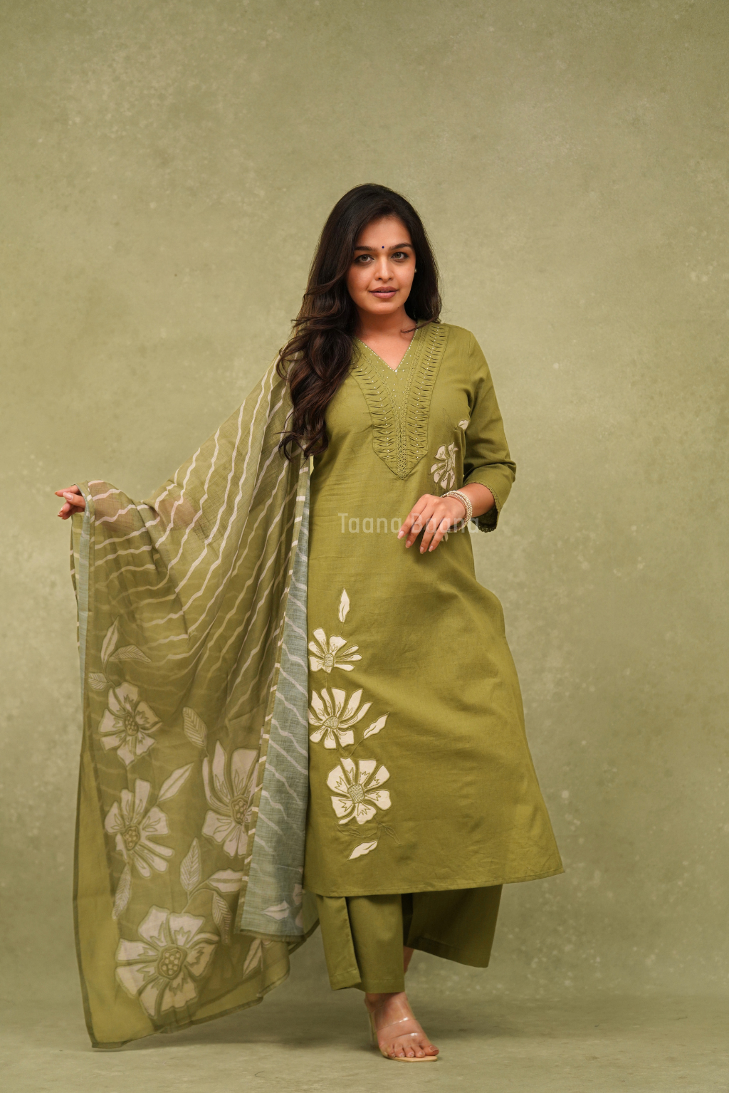 Dupatta Pant Set