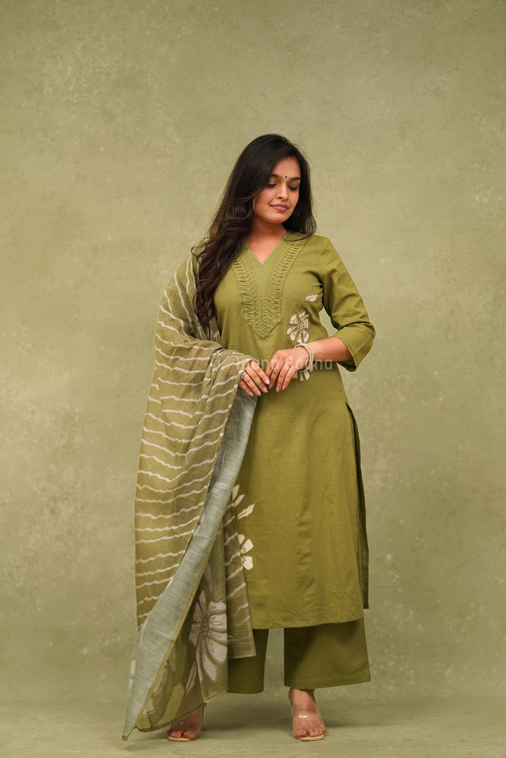 Dupatta Pant Set