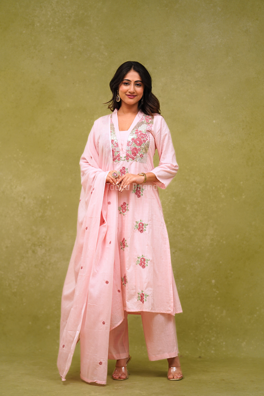 Dupatta Pant Set