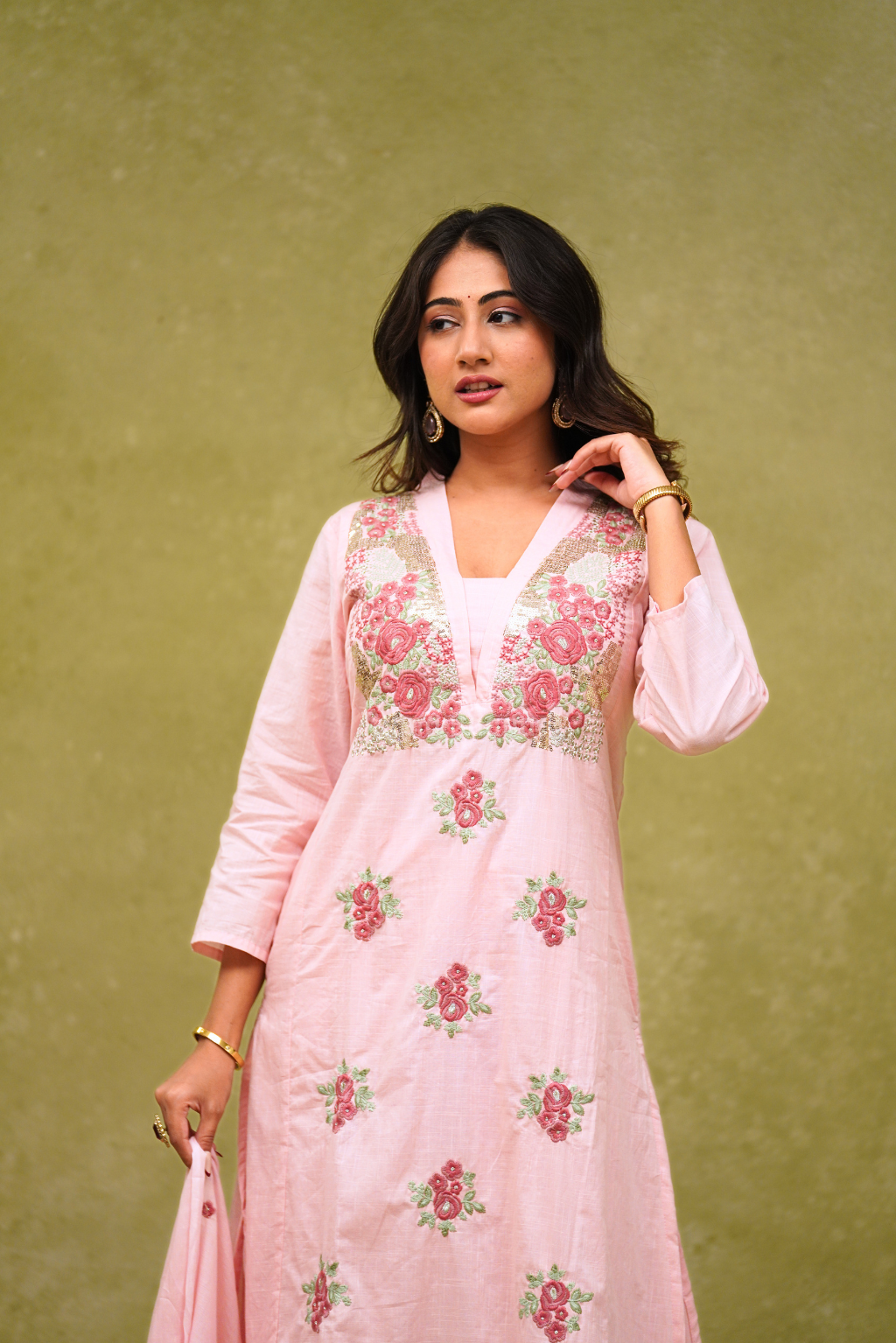 Dupatta Pant Set