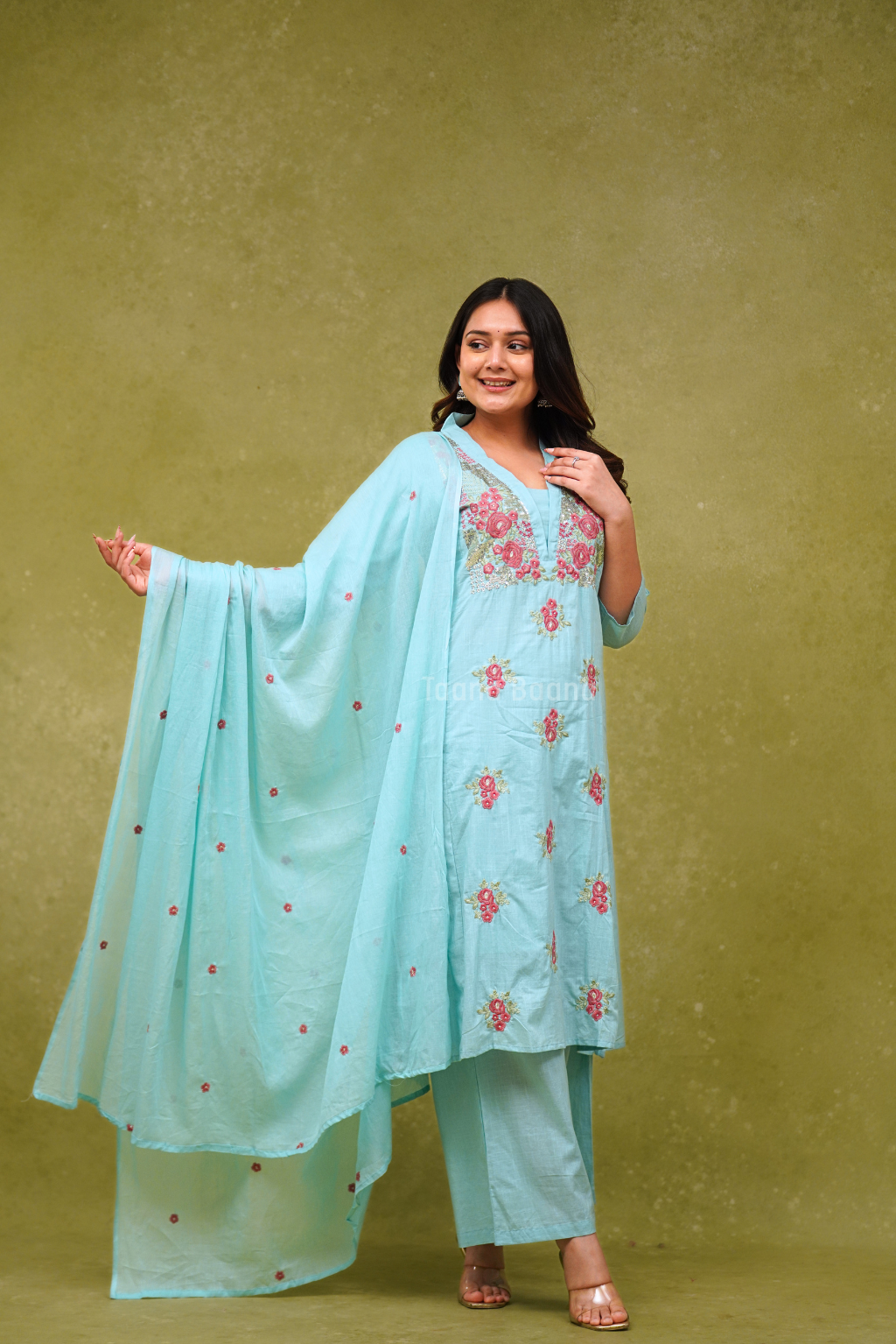 Dupatta Pant Set