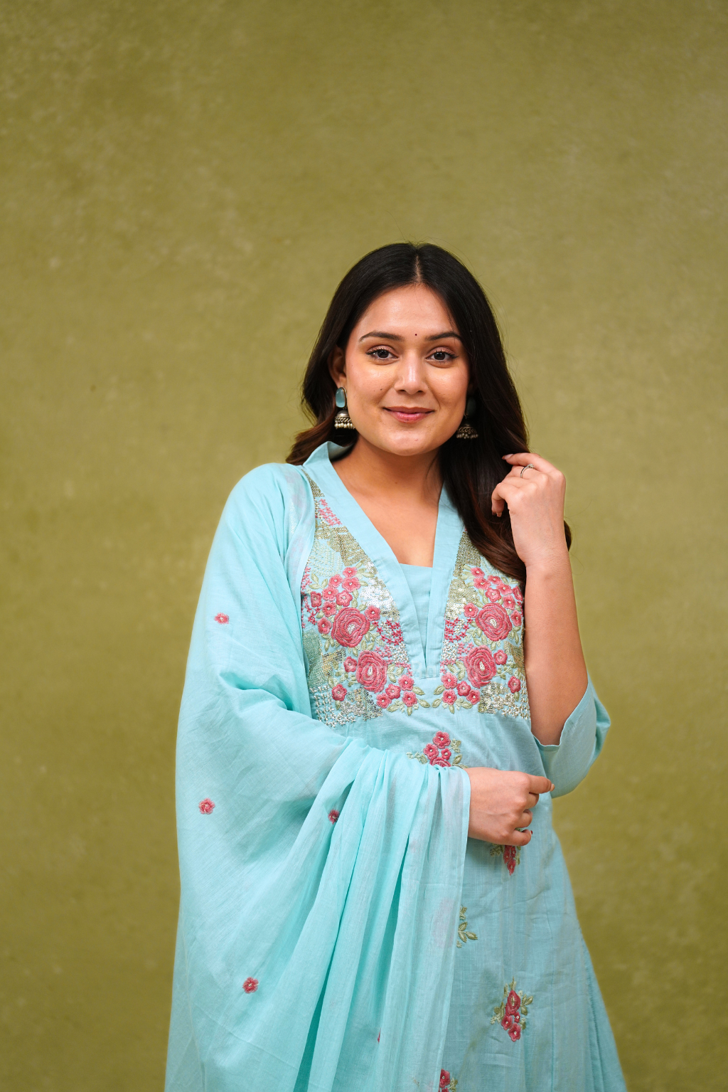 Dupatta Pant Set