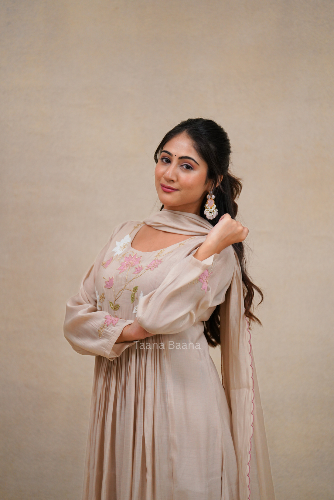 Anarkali Dupatta Set