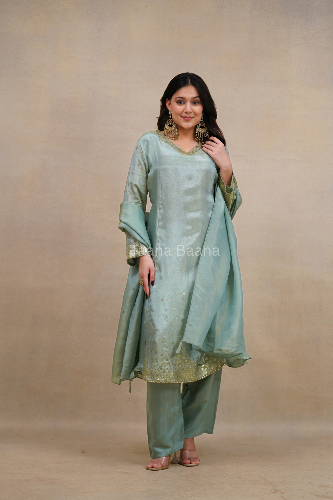 Dupatta Pant Set