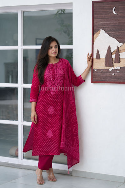 Dupatta Pant Set