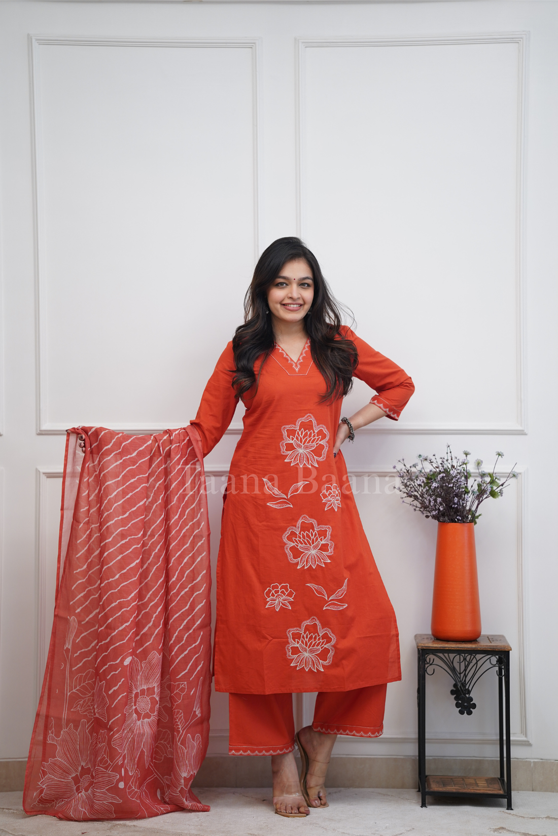Dupatta Pant Set