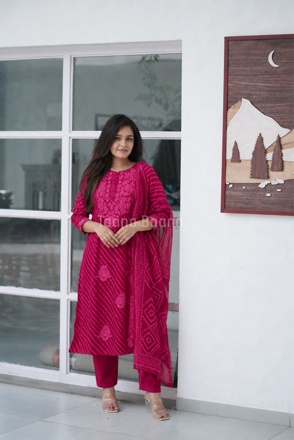 Dupatta Pant Set