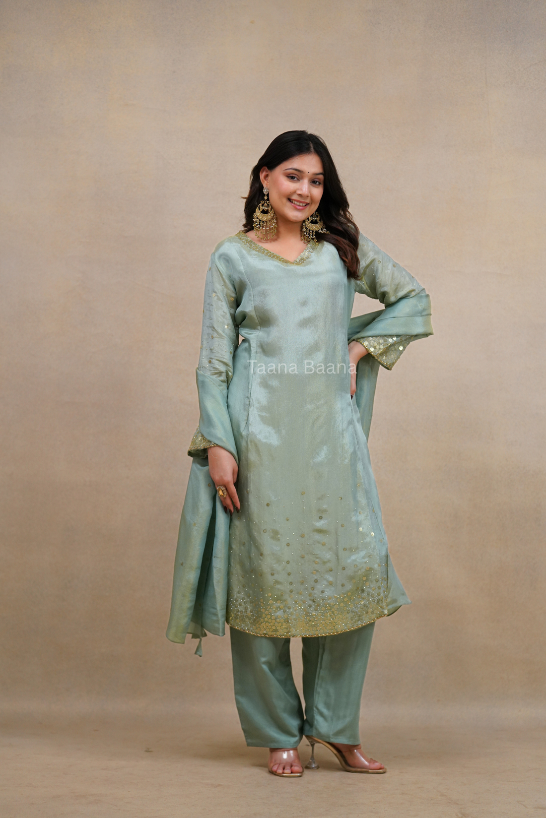 Dupatta Pant Set