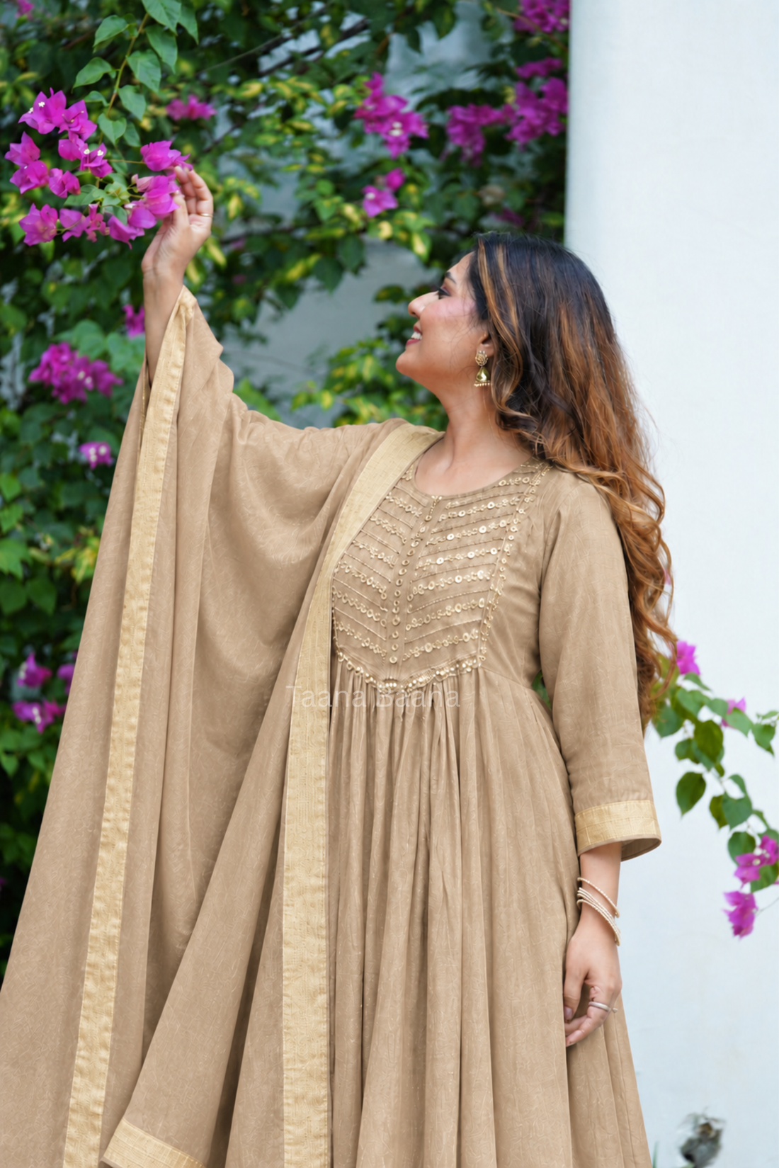 Anarkali Dupatta Set