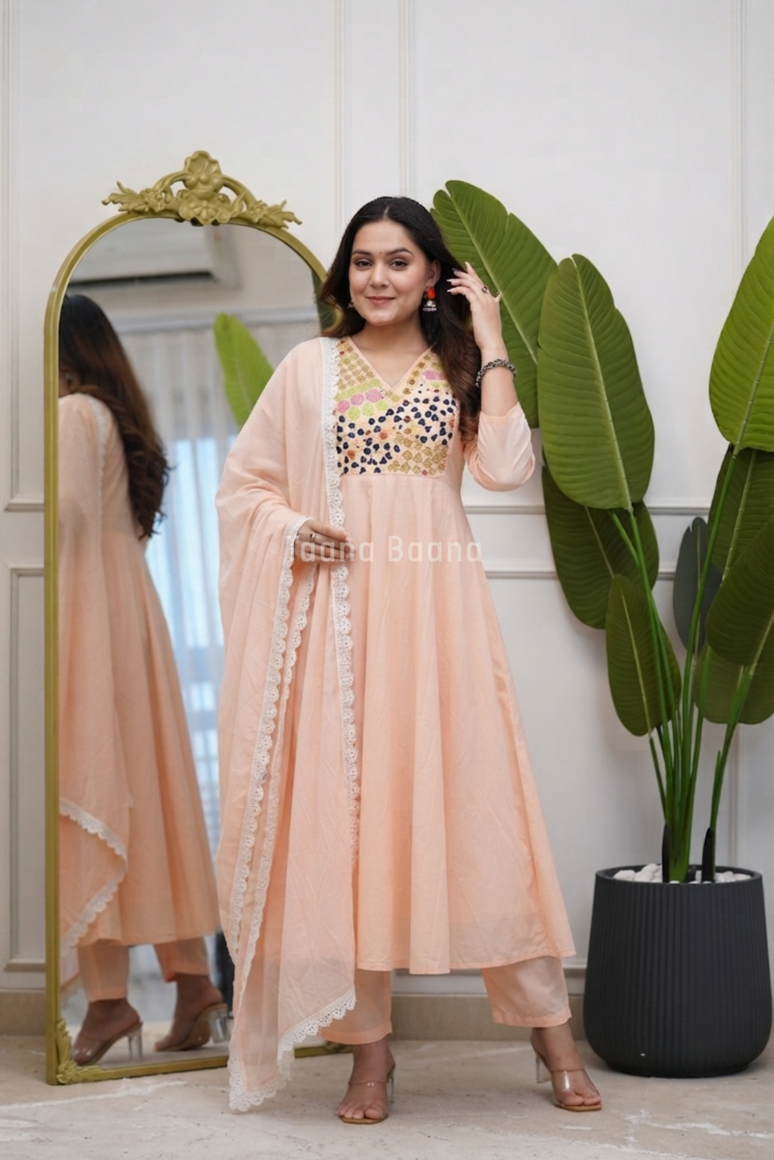 Anarkali Dupatta Set