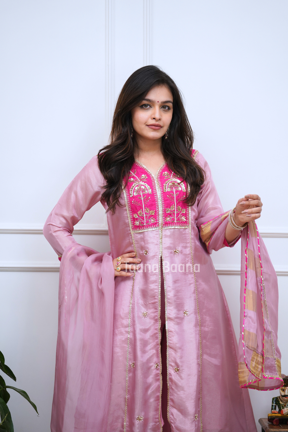 Dupatta Plazo Set