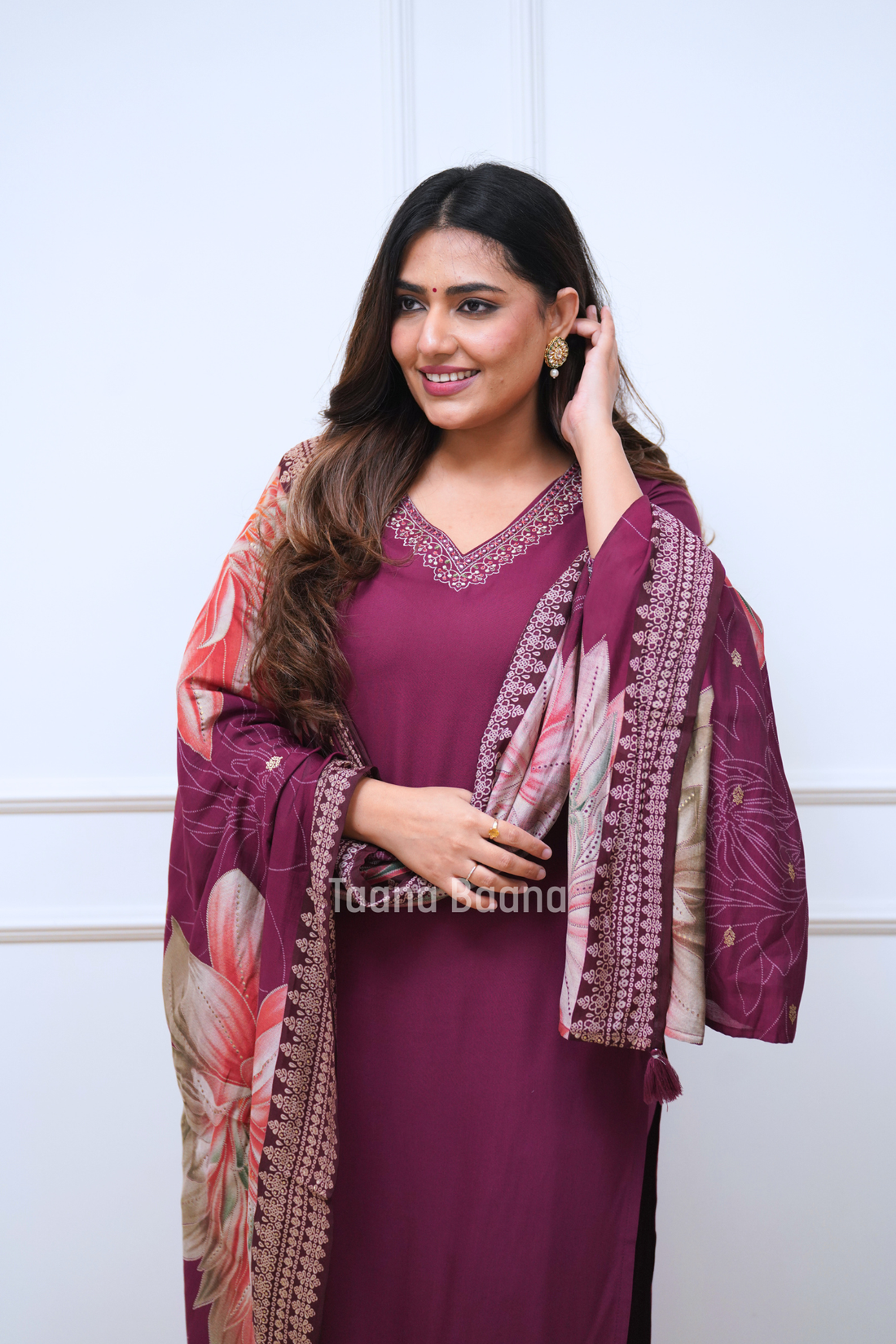 Dupatta Pant Set