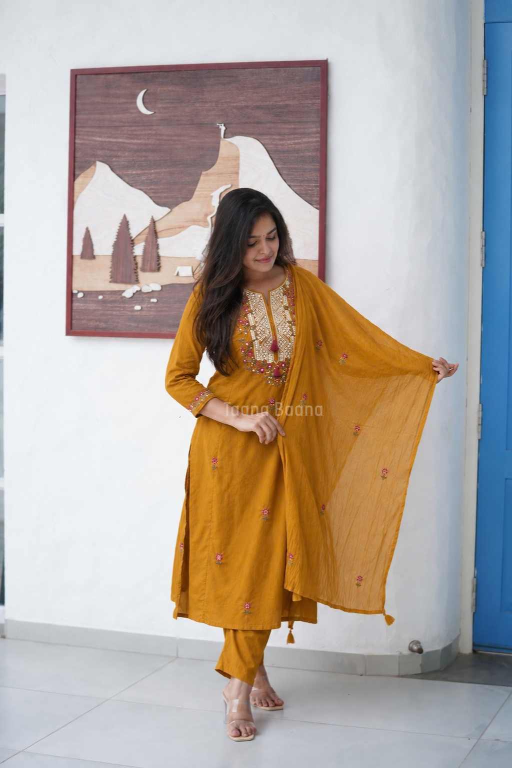 Dupatta Pant Set