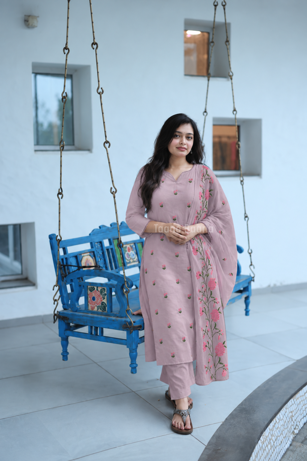 Dupatta Pant Set