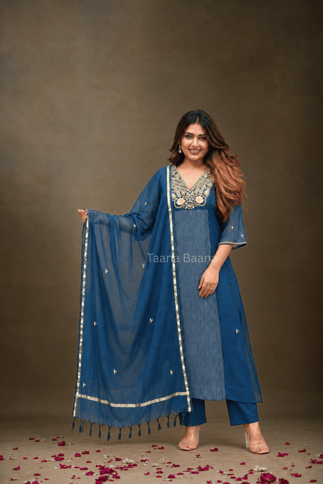 Dupatta Pant Set