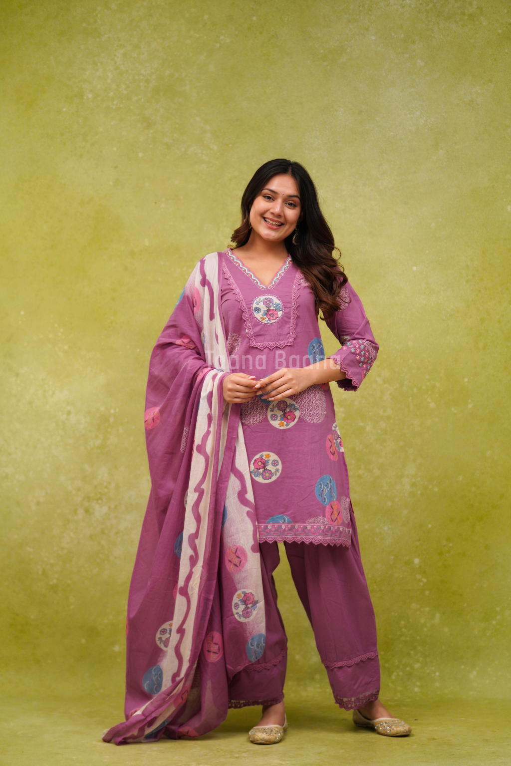 Dupatta Pant Set