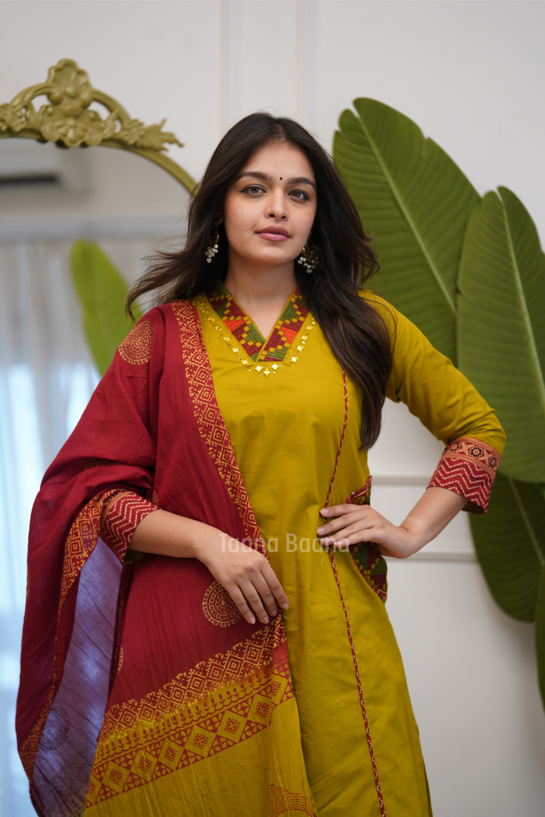 Dupatta Pant Set