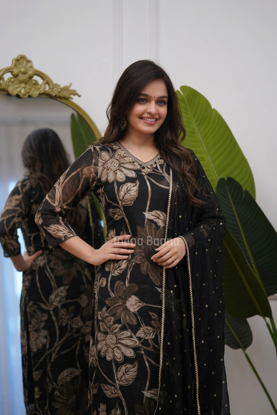 Dupatta Pant Set