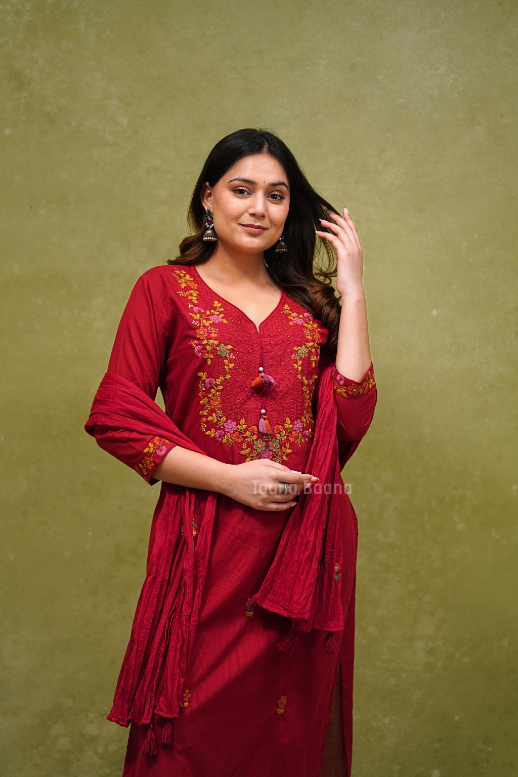 Dupatta Pant Set