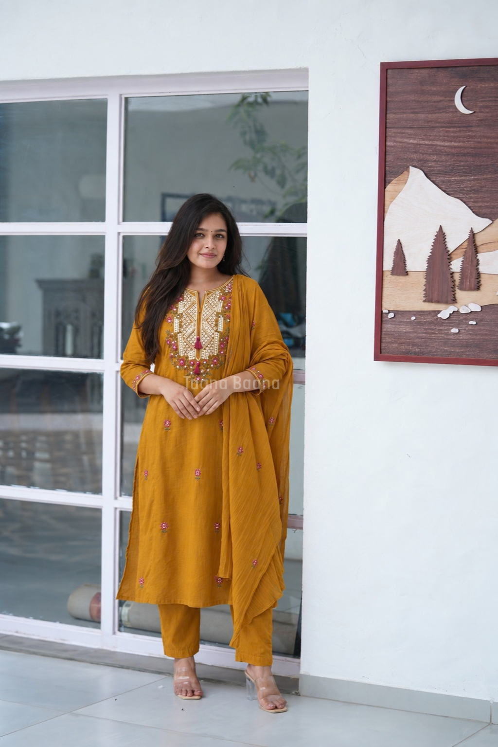 Dupatta Pant Set