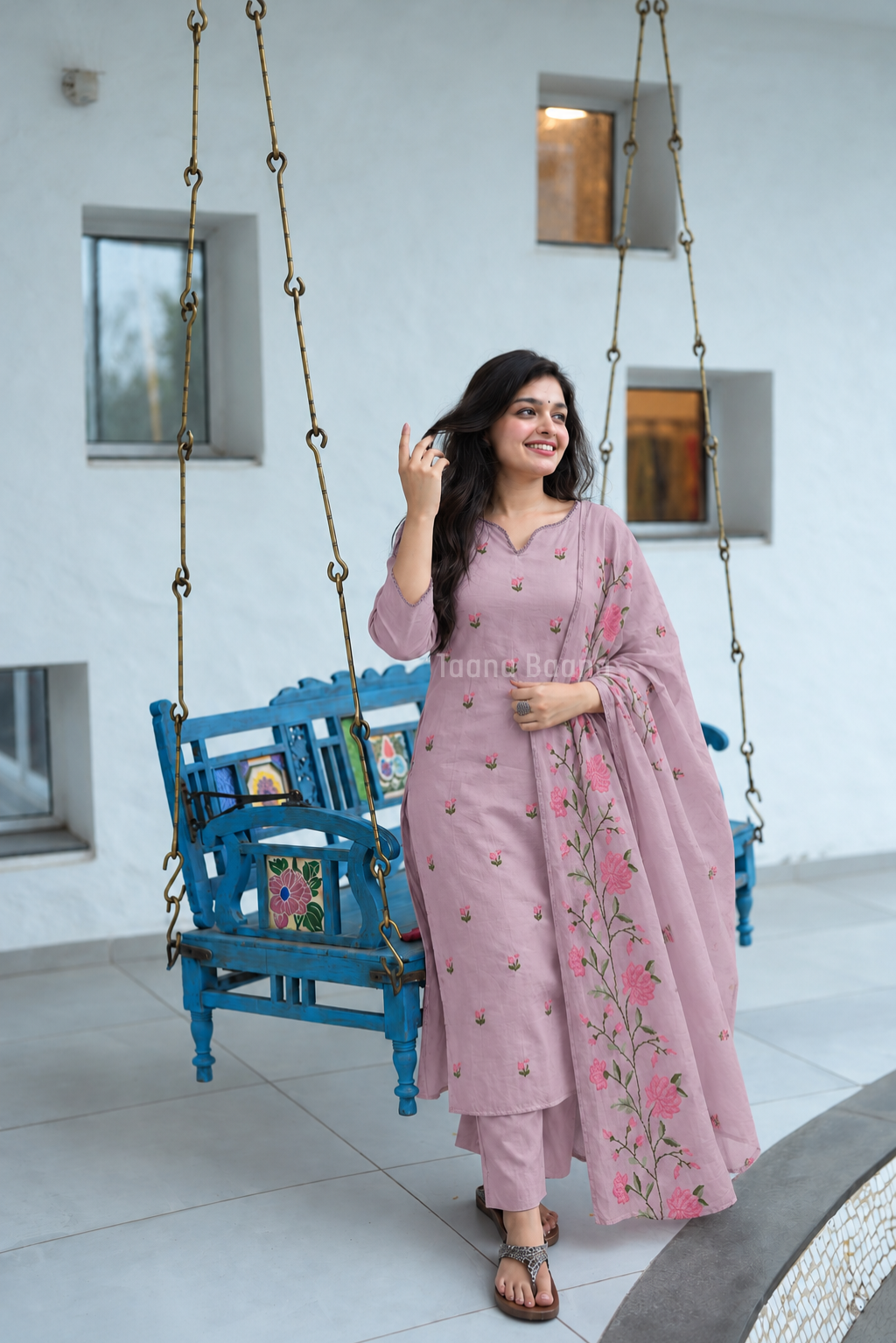 Dupatta Pant Set