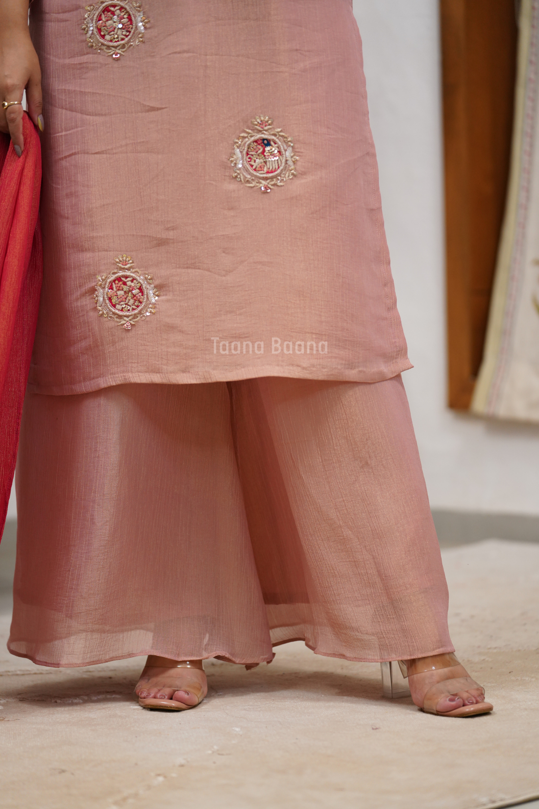 Dupatta Plazo Set