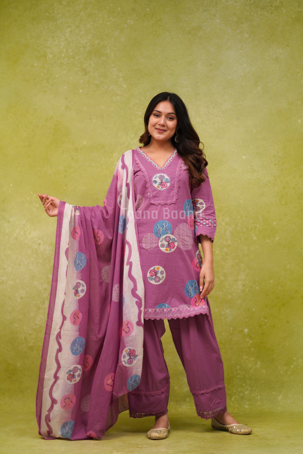 Dupatta Pant Set