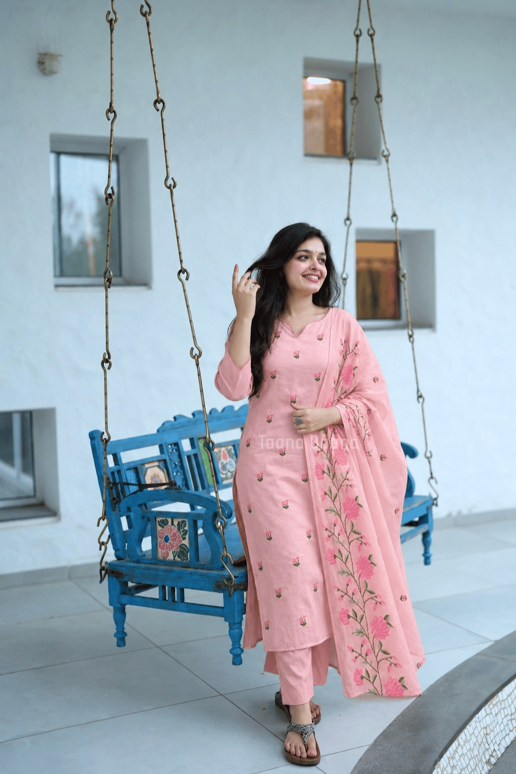 Dupatta Pant Set