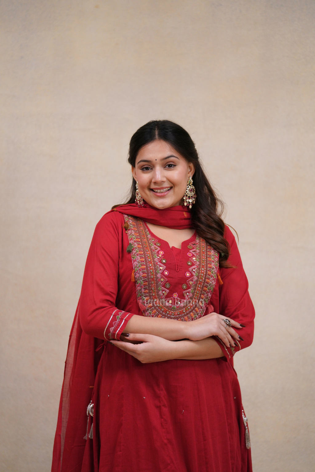 Anarkali Dupatta Set
