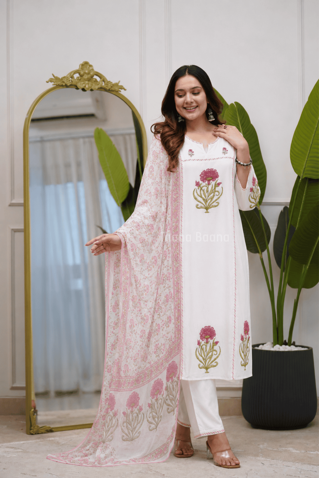 Dupatta Pant Set