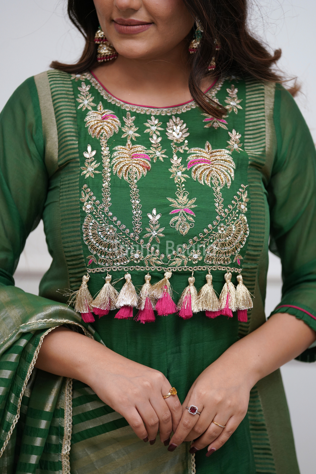 Dupatta Pant Set