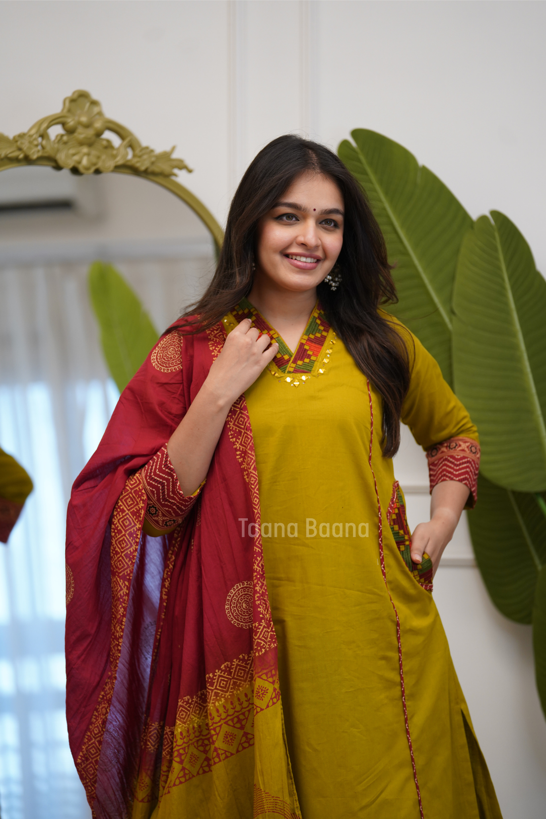Dupatta Pant Set