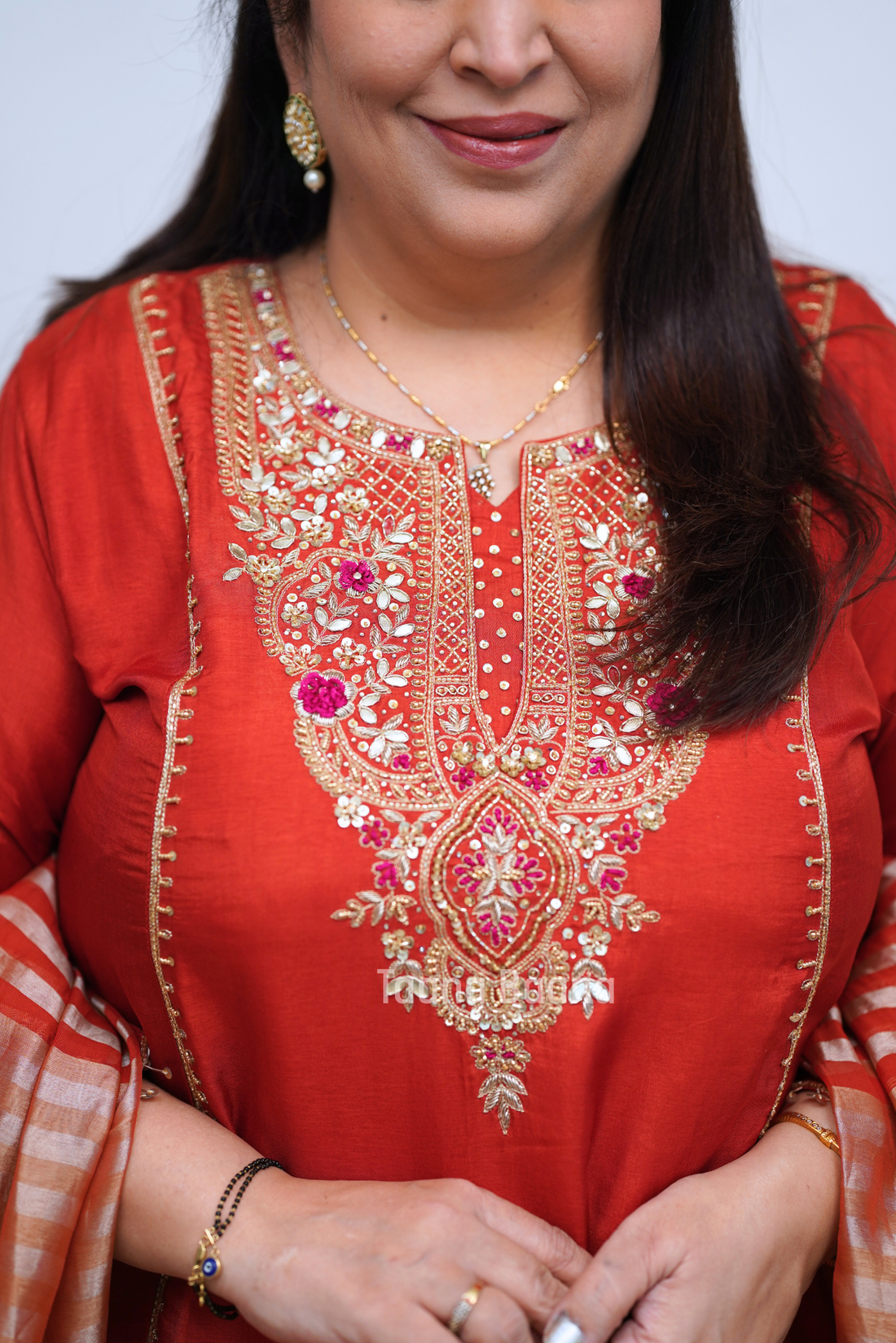 Dupatta Pant Set