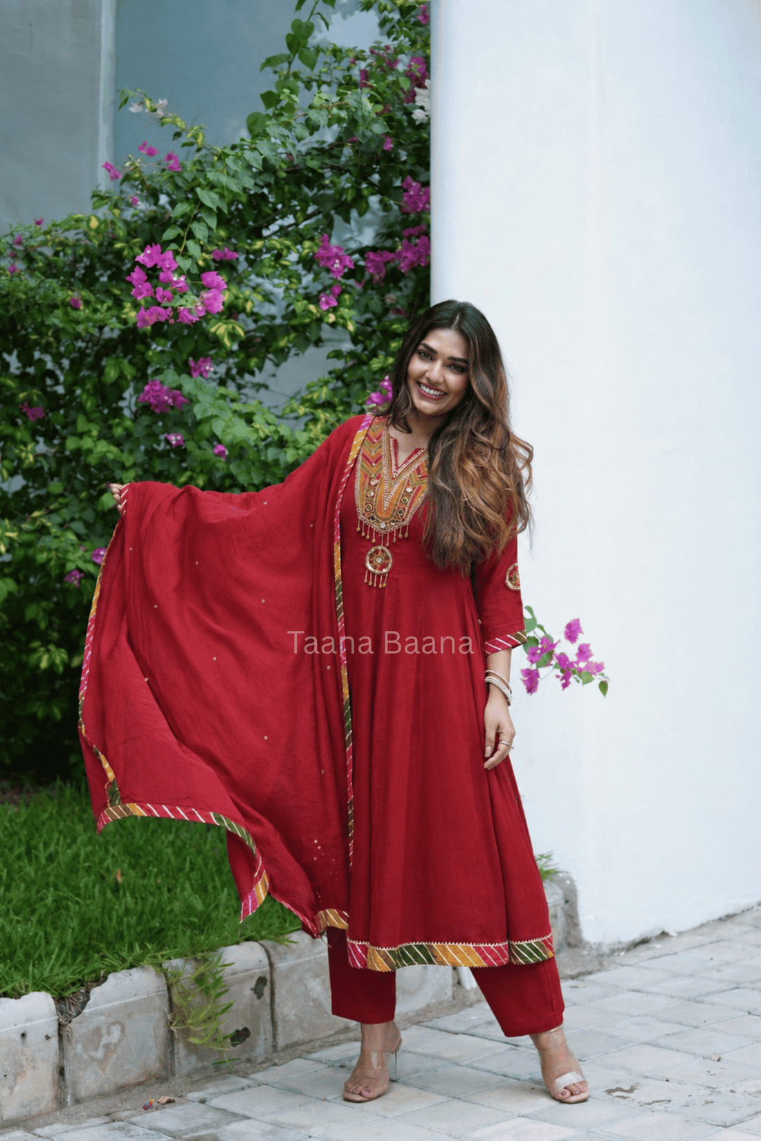 Dupatta Pant Set