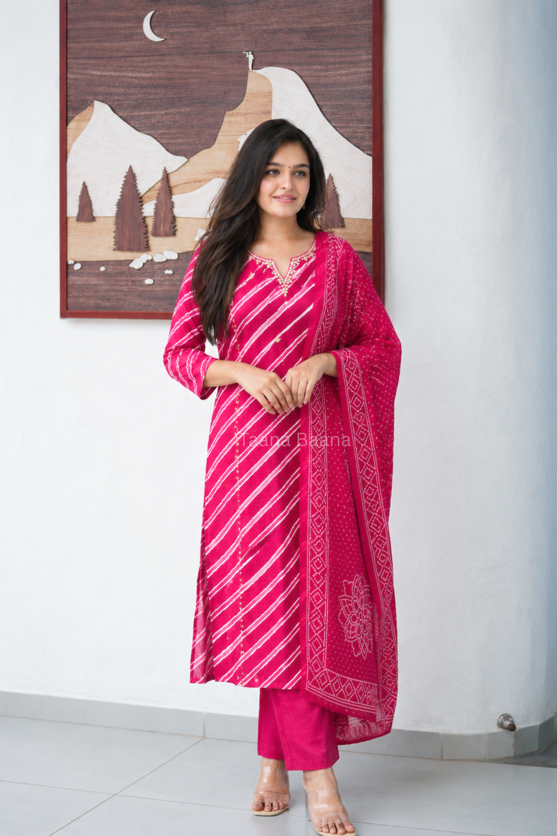 Dupatta Pant Set