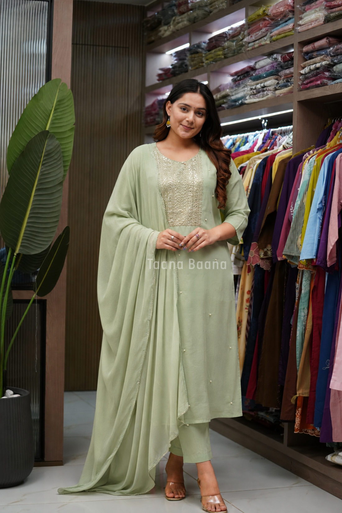 Dupatta Pant Set