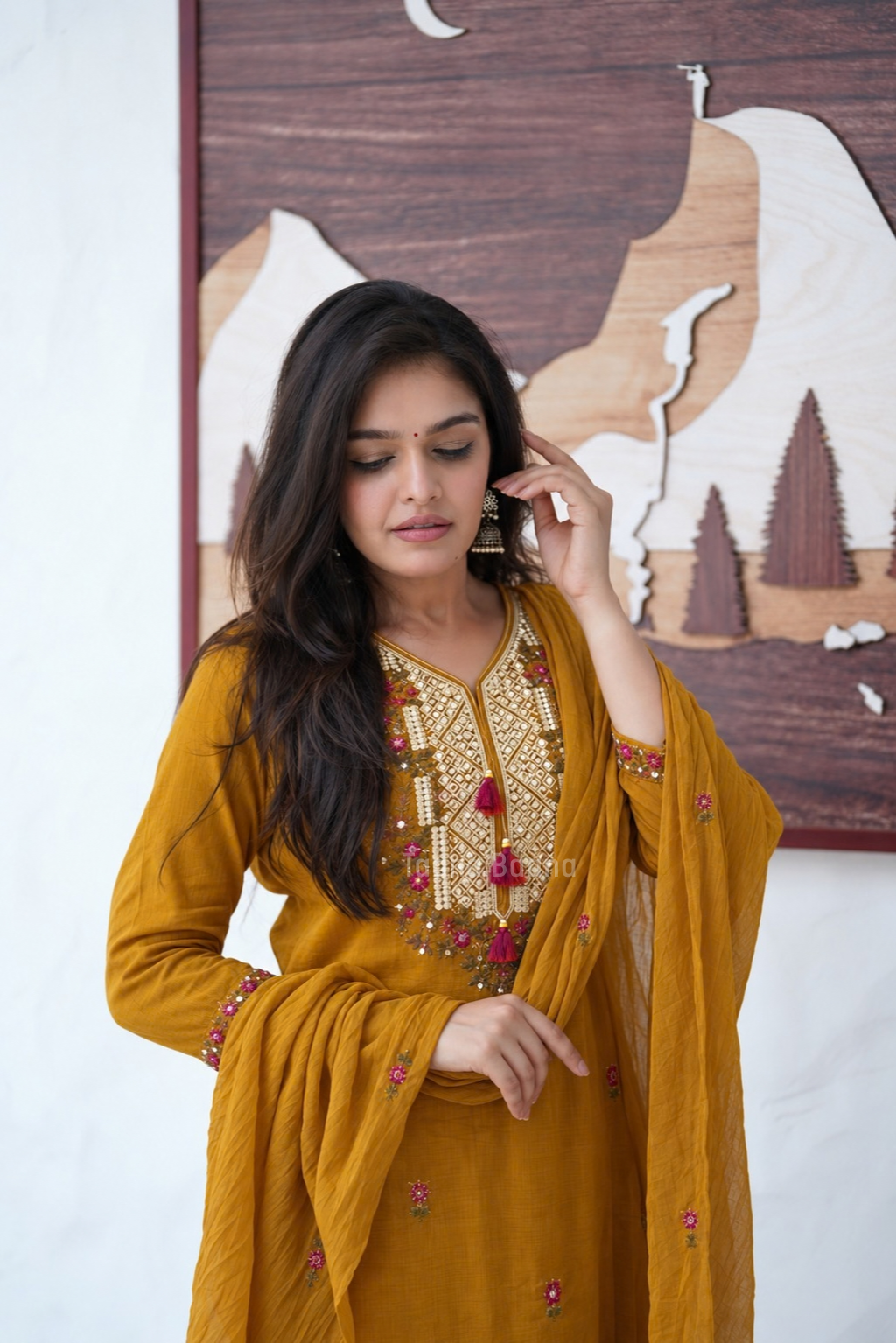 Dupatta Pant Set