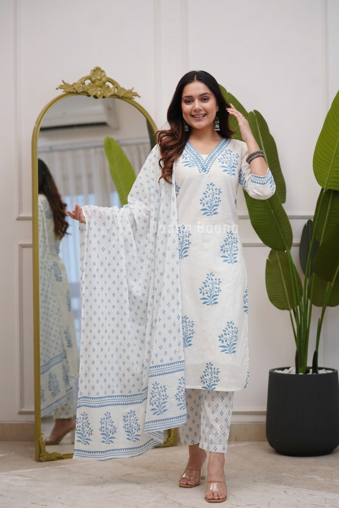 Dupatta Pant Set