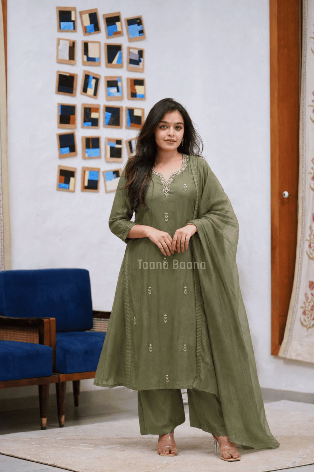 Dupatta Pant Set