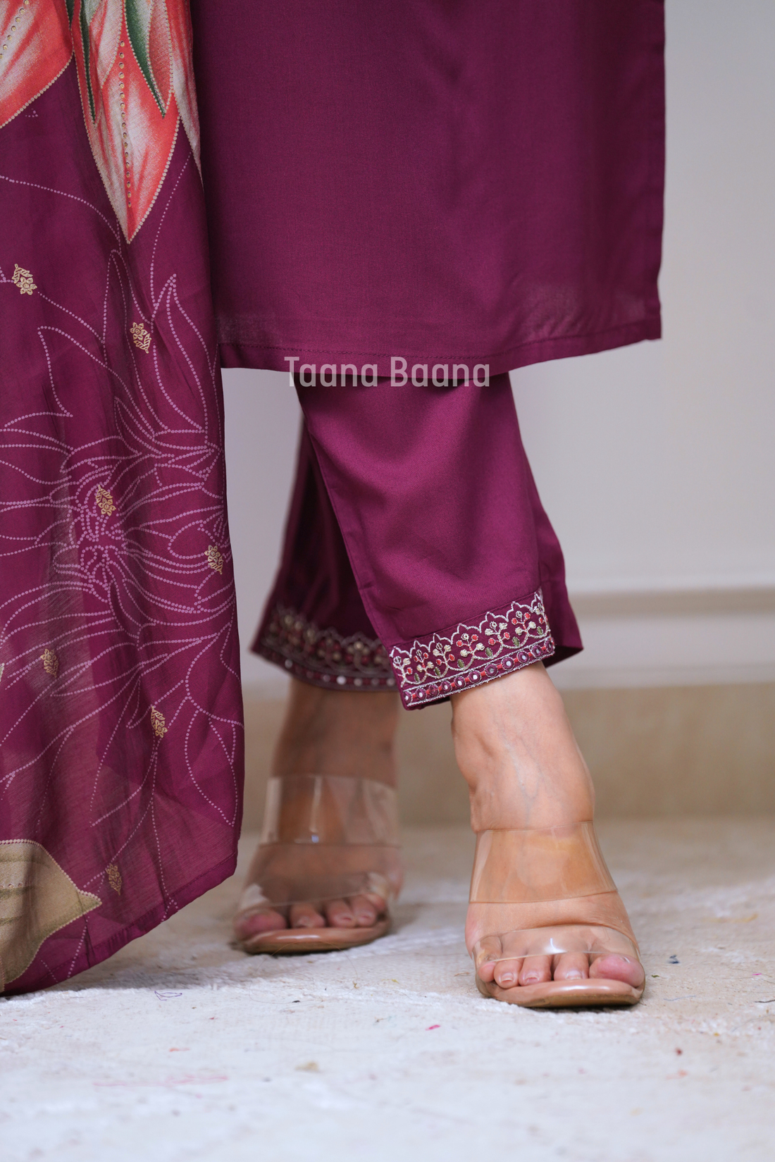 Dupatta Pant Set